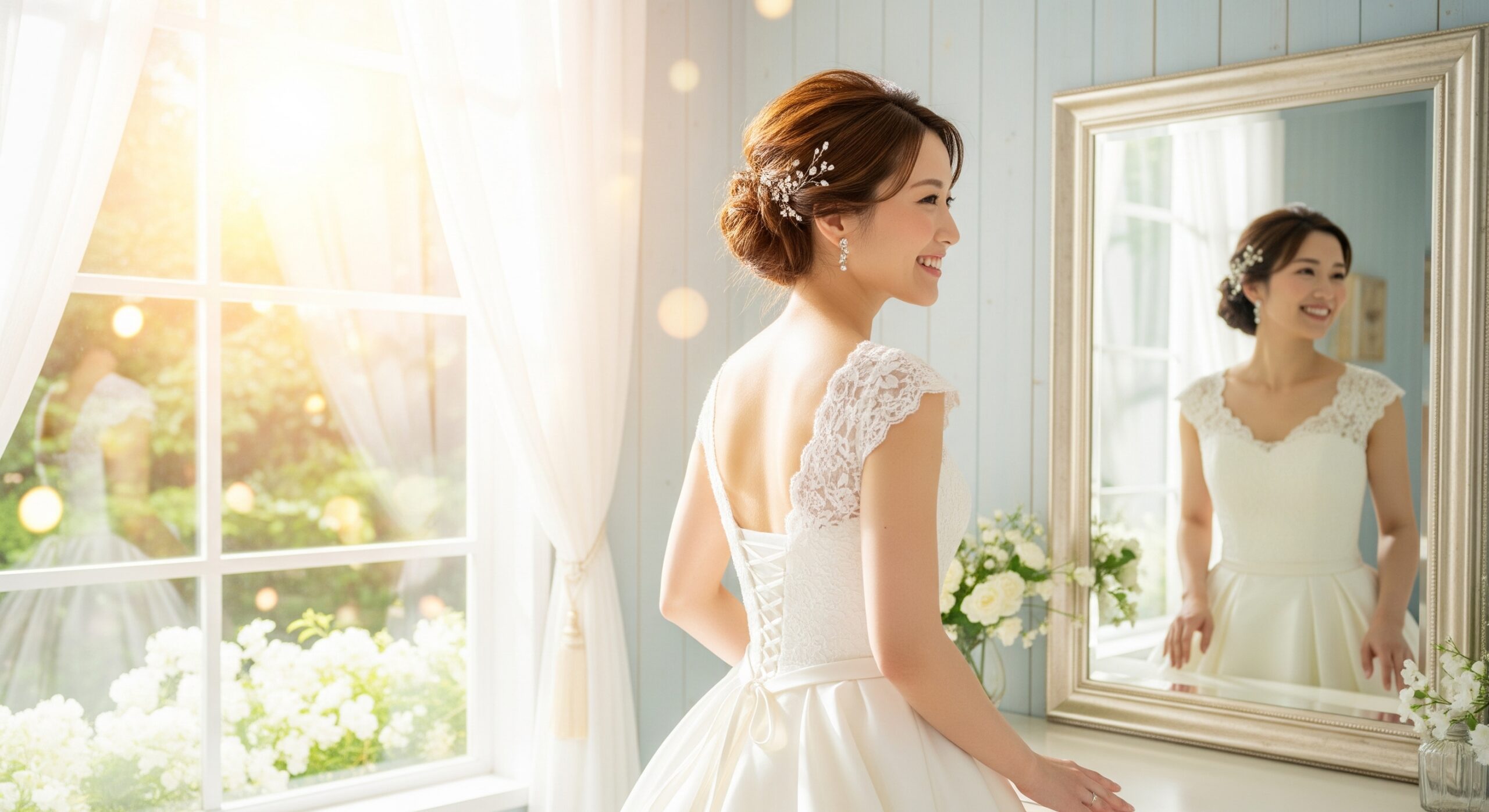 結婚式までに痩せたい花嫁が自宅トレーニングで理想の姿を手に入れて当日を迎えた