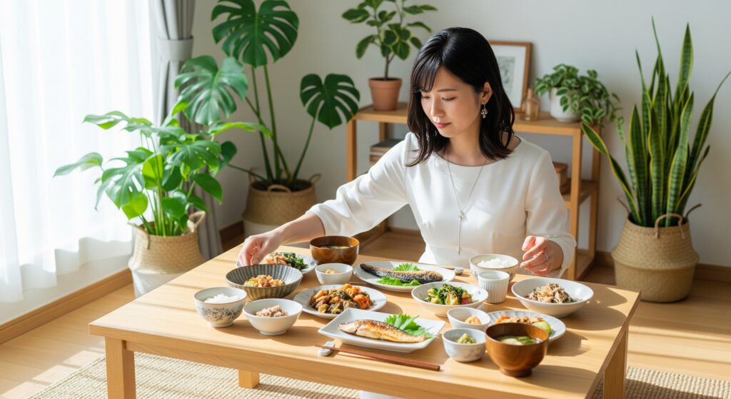 ブライダルのための自宅でダイエットとして食事改善を行う花嫁